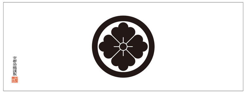 丸に花角（四方花菱）