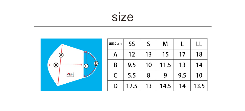 スポーツマスク ISG97 夏用モデル 冷感仕様