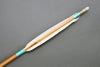 竹矢 羽付き 巻藁矢　水色