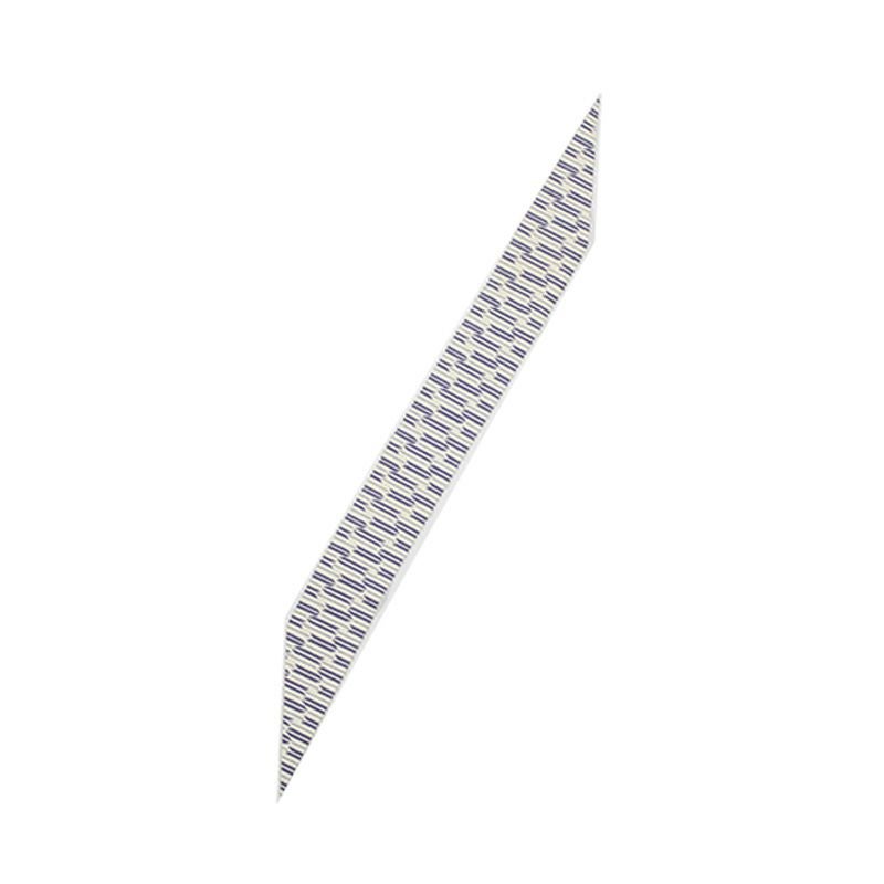 握り革　矢羽（ヨコ）青