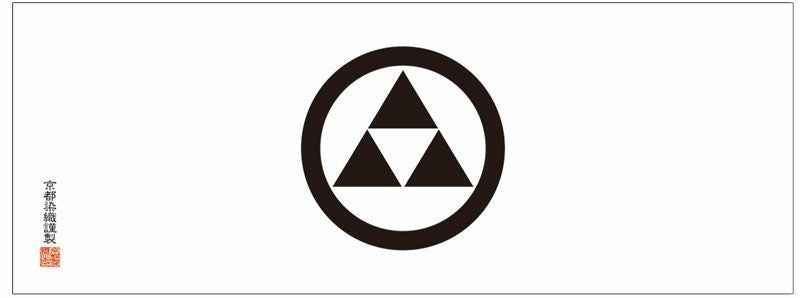 家紋手拭 鱗 【三つ鱗】てぬぐい うろこ