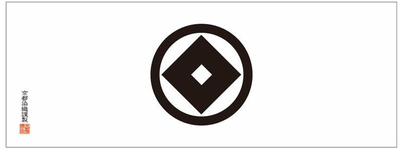 『家紋てぬぐい 釘抜き（くぎぬき）』 釘抜き