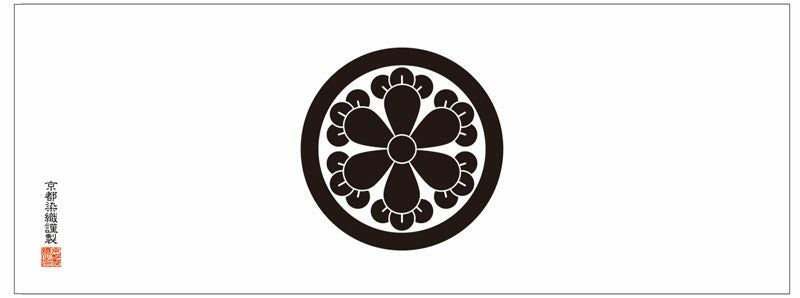 家紋手拭 丁字 【丸に六つ丁字・丸に違い丁字】てぬぐい ちょうじ