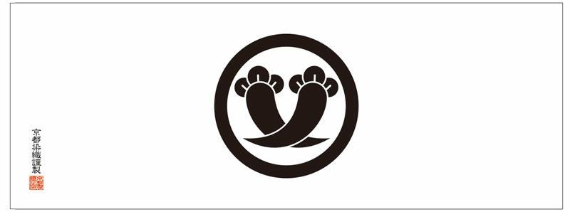 家紋手拭 丁字 【丸に六つ丁字・丸に違い丁字】てぬぐい ちょうじ