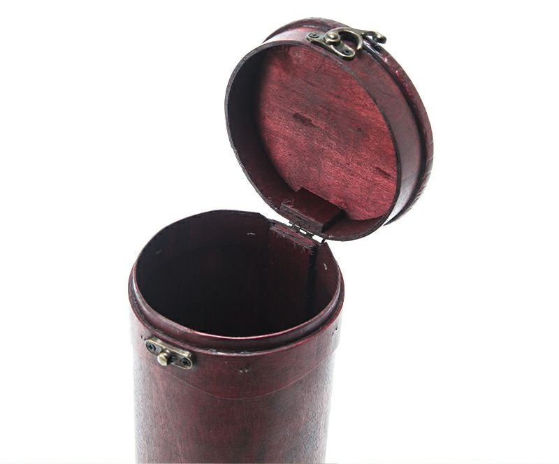 アンティーク調 ゆがけ入れ 赤【かけ カケ かけ入】